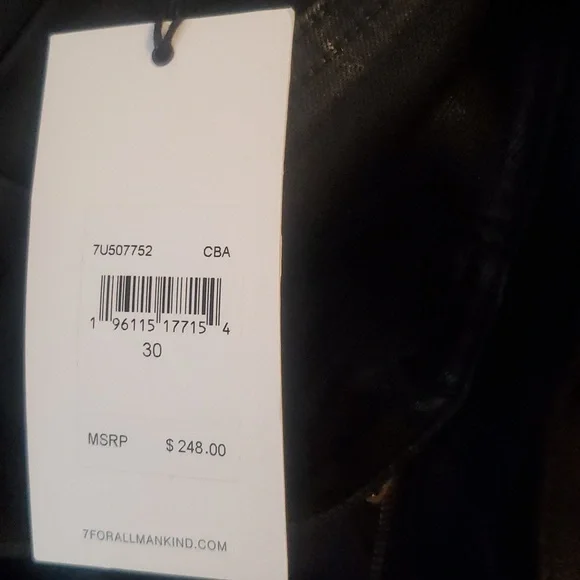 7For all mankind black jeans - Picture 10 of 10